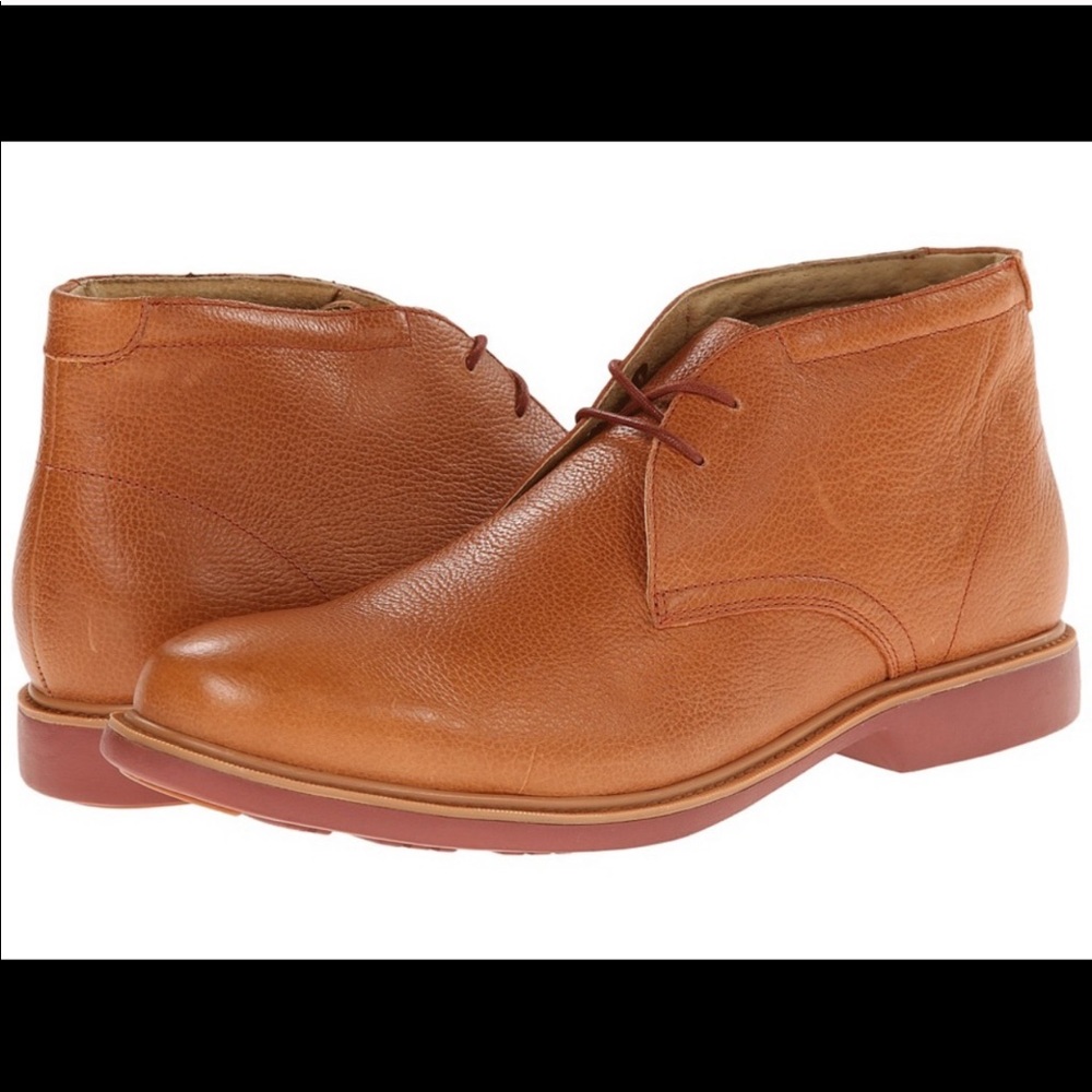 Cole Haan Great Jones Chukka Boots Brown Leather